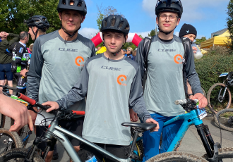 2 Schüler der Bike-Ag der LTS beim Bike Marathon